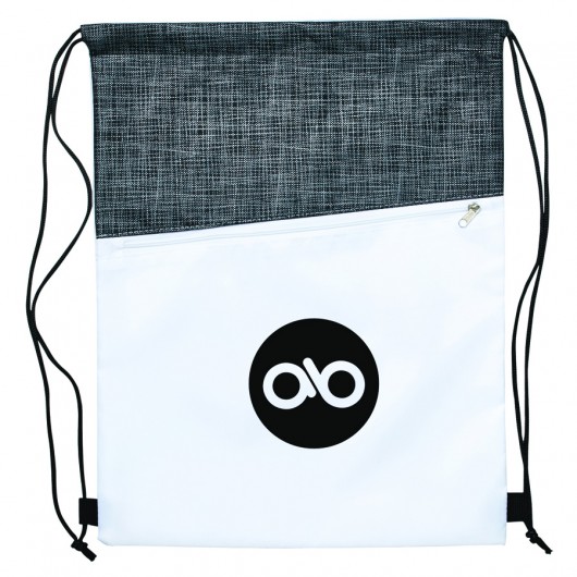 White Rio Crosshatch Backsacks